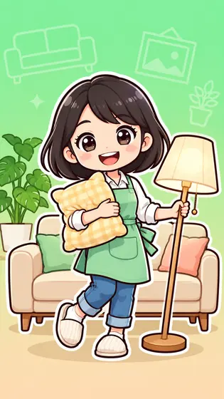 우리집 정보를 안내하는 NA하우스 캐릭터